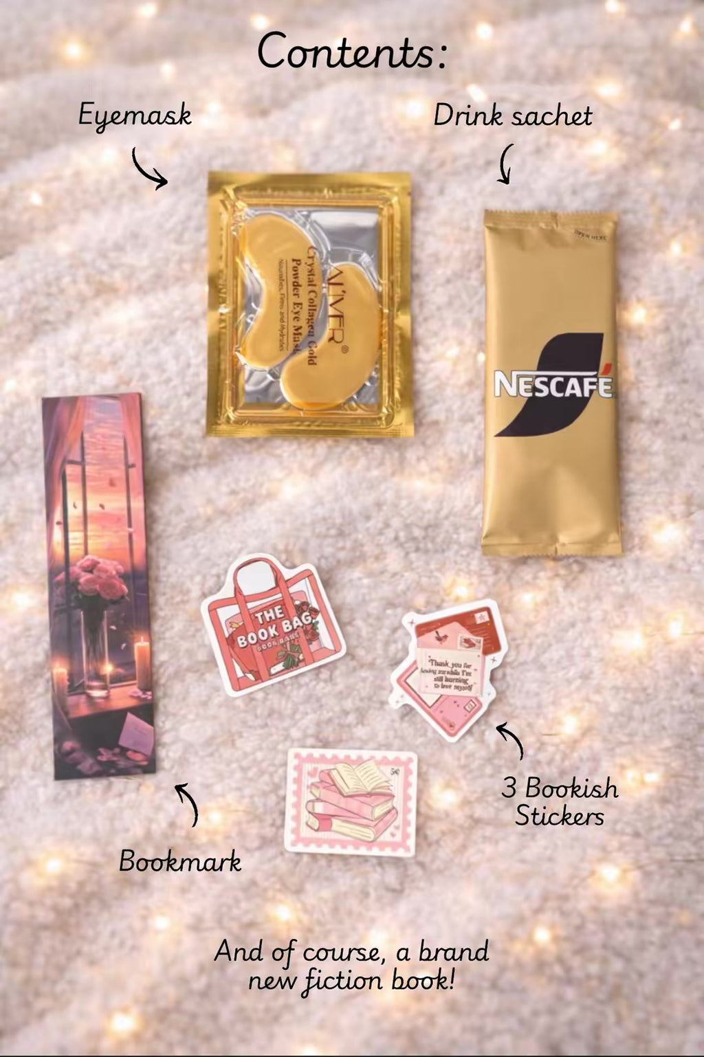 Blind Date With a Book – Mystery Fiction Gift for Book Lovers (Pink Edition)