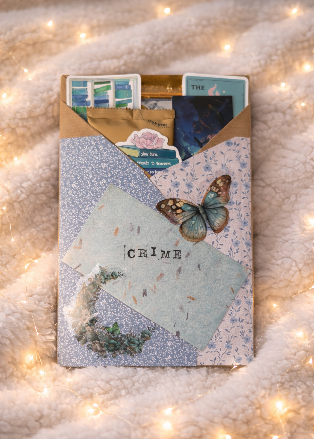 Blind Date With a Book – Surprise Wrapped Fiction Gift (Blue Edition)