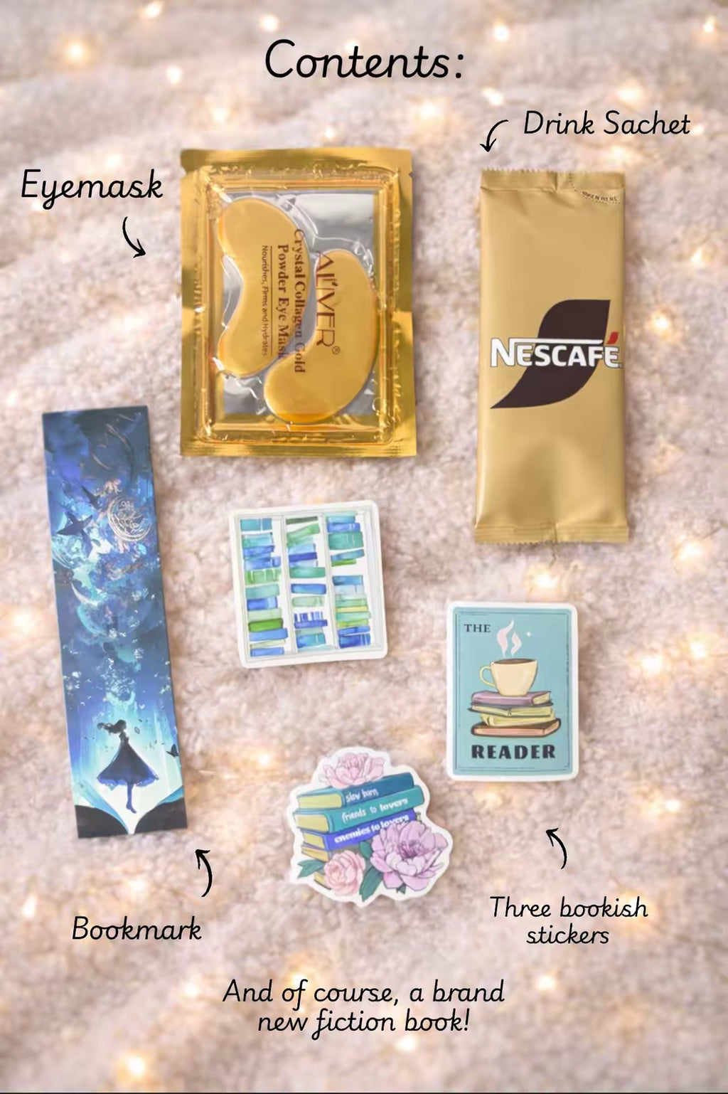 Blind Date With a Book – Surprise Wrapped Fiction Gift (Blue Edition)